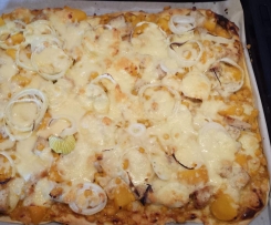 Curryhuhn Pizza