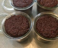 Schwarzbrot im Sturzglas gebacken