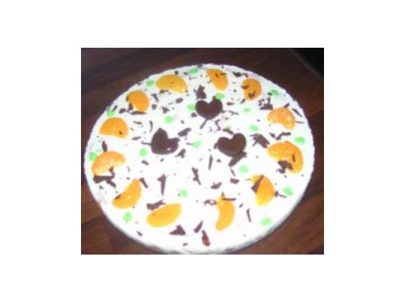 Spekulatiuskuchen mit Mandarinorangen