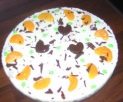 Spekulatiuskuchen mit Mandarinorangen