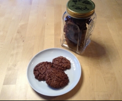 Schoko-Cookies mit Mandeln