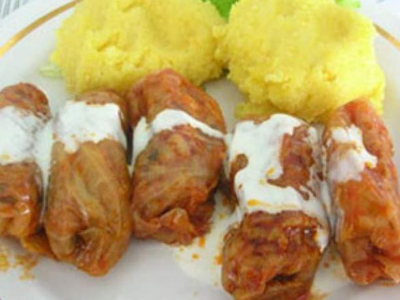 Sarmale - rumänische Sauerkraut Rouladen