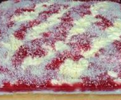 Variation Spaghetti Eis Torte vom Blech 