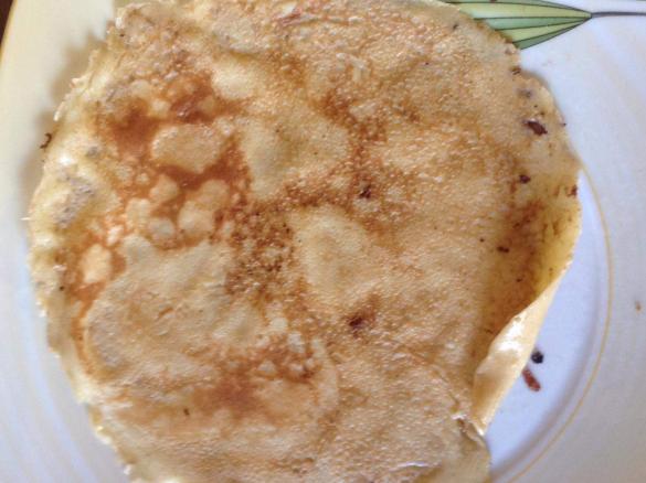 Pfannenkuchen mit dinkelmehl