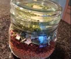 Curry-Linsen-Suppe im Glas