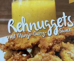 Rehnuggets mit Mango Curry Sauce (Nuggets)
