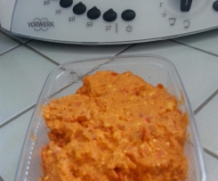 cremiger Schafskäsedip mit Ajvar 