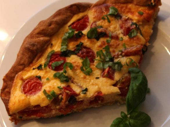 Quiche mit Tomaten