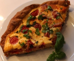 Quiche mit Tomaten