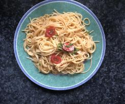 Knoblauch Spaghetti One Pot Pasta