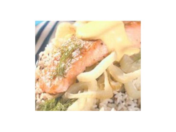 Fenchel-Lachs mit Zitronensauce