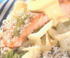 Fenchel-Lachs mit Zitronensauce