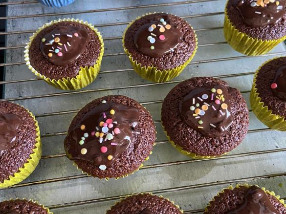 fluffige Schoko-Muffins