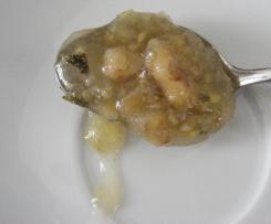 Zucchinimarmelade mit Birne & Walnüssen