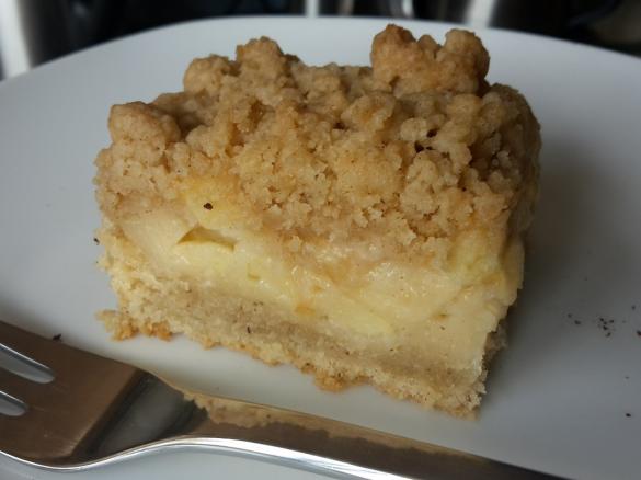 Apfelkuchen mit Streusel, vegan