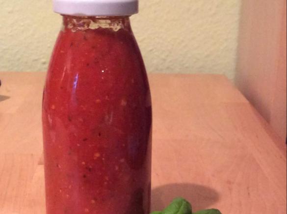 Pizza- / Tomatensoße auf Vorrat mit Xucker 