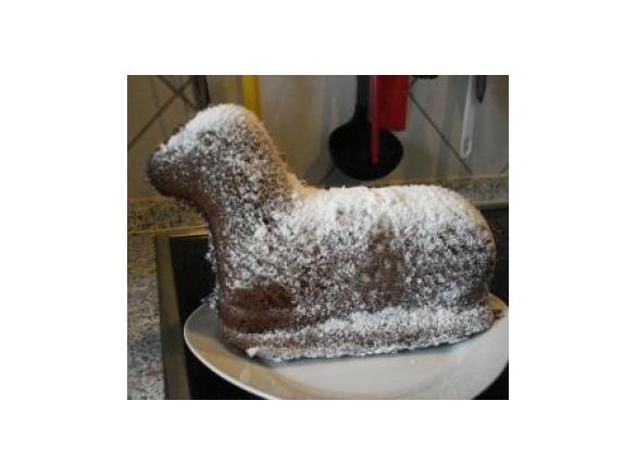 Osterlamm (mit Schokolade)