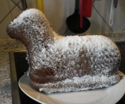 Osterlamm (mit Schokolade)