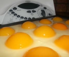 Variation von Spiegelei-Kuchen