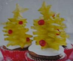 Sternenfrucht-Tannenbaum Muffins