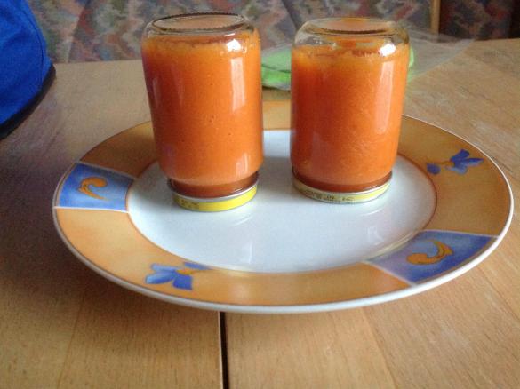 Karotten-Tomaten-Kartoffelbrei