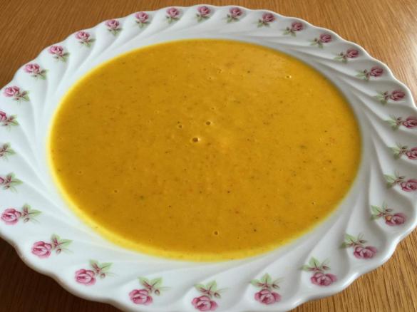Kürbissuppe mit Kokosmilch