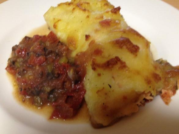 Seelachs mit Kartoffelkruste