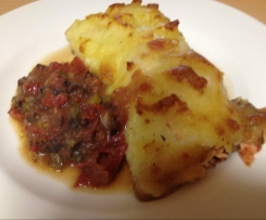 Seelachs mit Kartoffelkruste