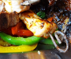 Grillspieße mit Schweinefilet Mediterran