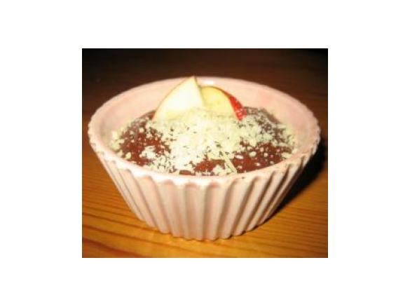 Variation von zartschmelzende Schokoladen-Dessert-Creme VEGAN