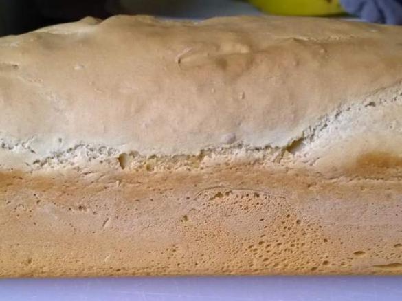 Allergiker Dinkelbrot ohne Hefe, mit Backpulver 