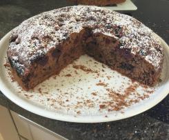 Schoko Kirsch Kuchen - WW REZEPT.  Light Version.  Genuss ohne Reue