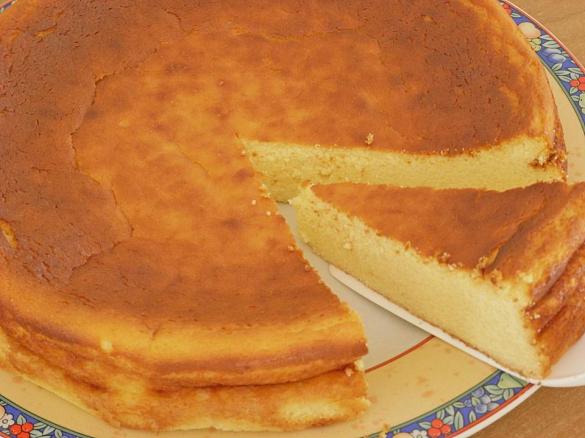 Käsekuchen ohne Boden