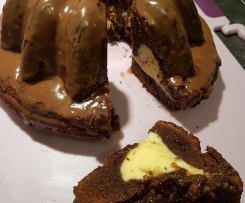 Schoko-Käse-Guglhupf