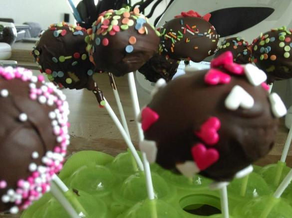 Cakepops mit Frischäse