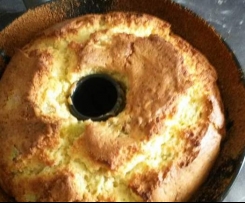 Rhabarber - Eierlikör - Gugelhupf