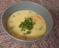 Bunte  - Griess - Cremesuppe