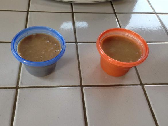 Aprikosen-Haferflocken-Brei