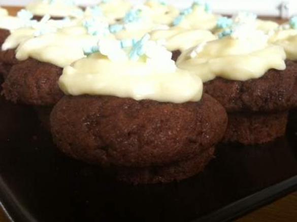 Schoko-Minz-Mini-Cupcakes