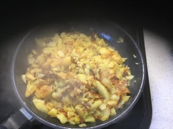 Bratkartoffeln, schnell.