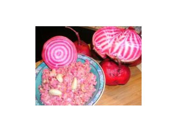 Rote Beete Rohkost-Salat, italienisch - RdT am 17.1.2013