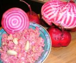 Rote Beete Rohkost-Salat, italienisch - RdT am 17.1.2013