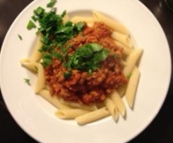 Aromatische Wurzelgemüse-Bolognese