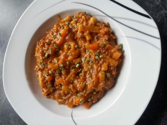 Nudel-Karotten-Hackfleisch-Topf (All in one)