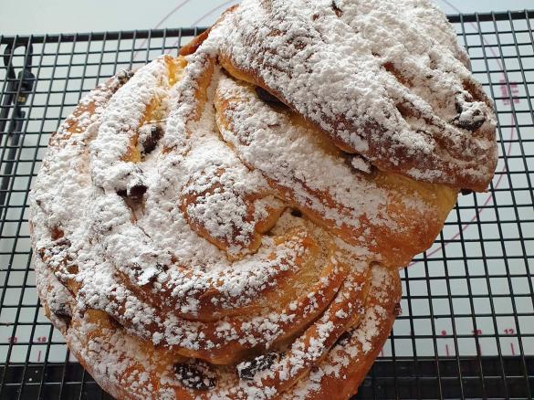 Kraffin, Osterkuchen, Hefezopf