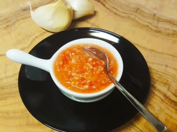 Hrenovina/Kobra Tomaten Meerrettich Sauce/Dip scharf. Original Russische Rezept