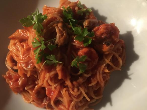 Capellini frutti di mare - all in one (One Pot Pasta)