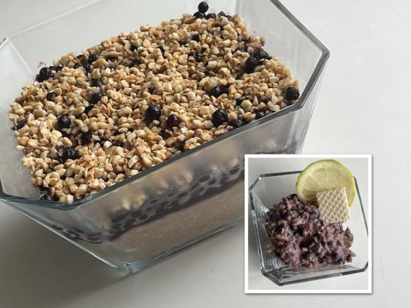 Mandel-Blaubeer-Müsli 🌱VEGAN🌱 Protein-Bombe