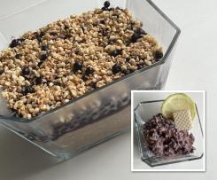 Mandel-Blaubeer-Müsli 🌱VEGAN🌱 Protein-Bombe