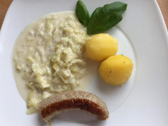 Spitzkohl mit Kartoffeln